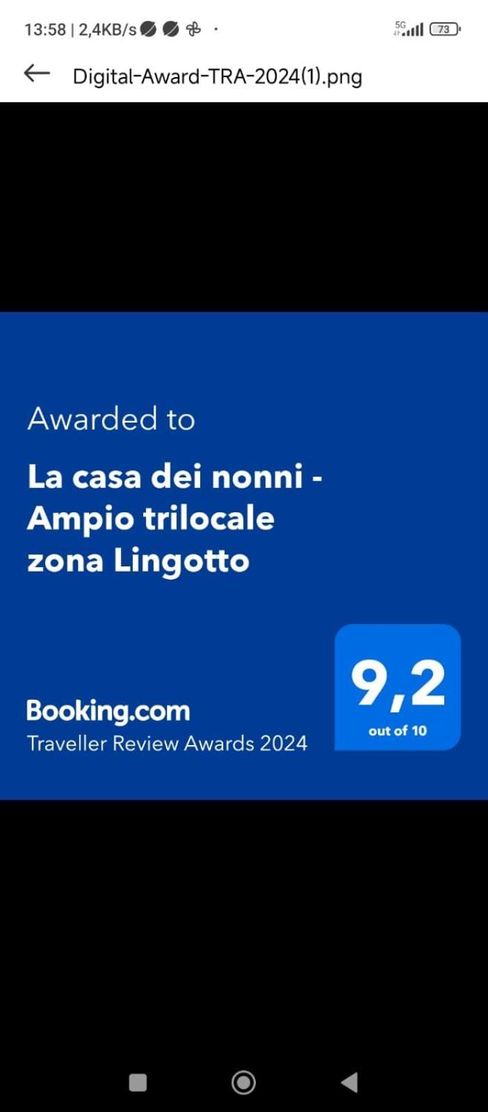 La Casa Dei Nonni - Ampio Trilocale Zona Lingotto Leilighet Torino Eksteriør bilde